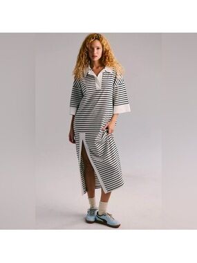 Free people Free Est Jackson Rugby Midi dress. NWT